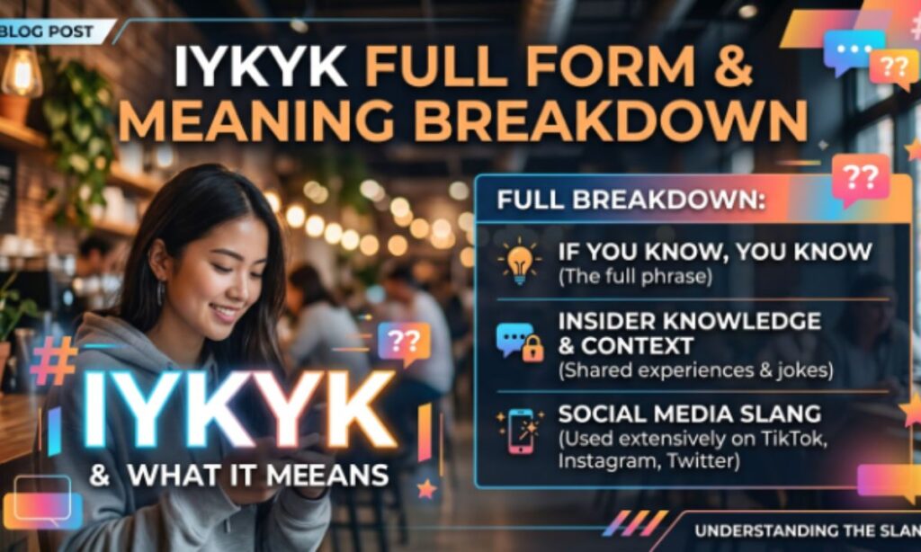 IYKYK Full Form & Meaning Breakdown