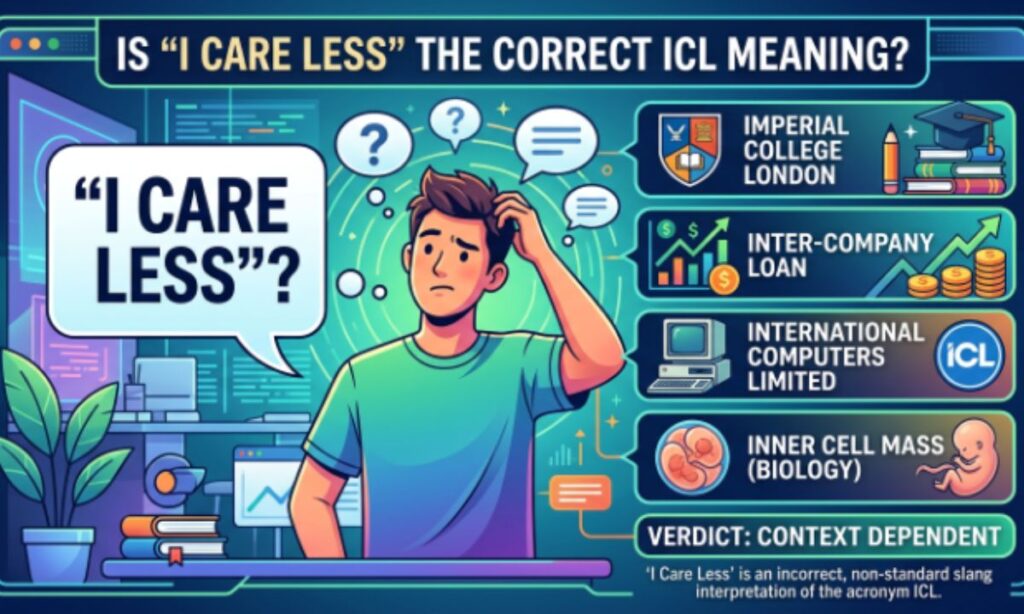 Is I Care Less the Correct ICL Meaning