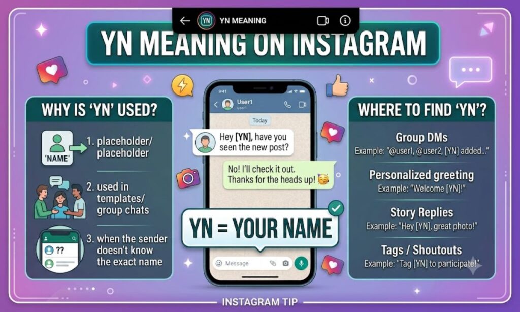 YN Meaning on Instagram