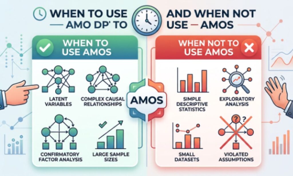AMOS Meaning when use and when not use