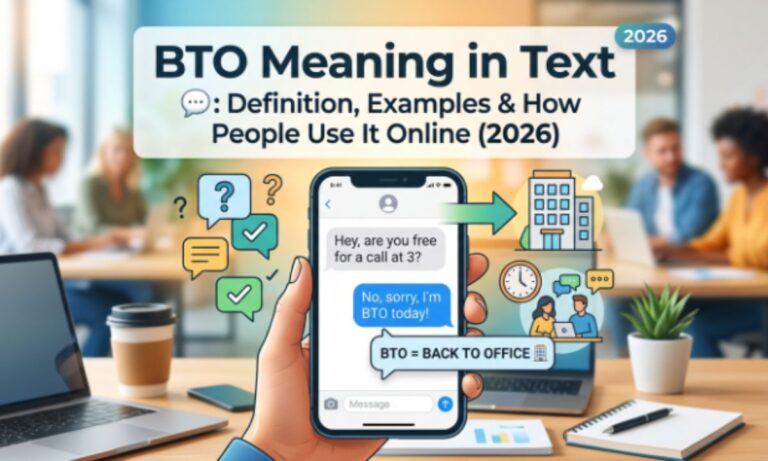 BTO Meaning in Text