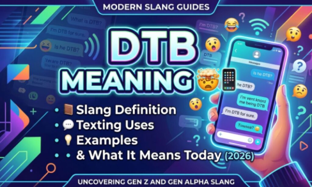 DTB Meaning 🤯📱 Slang Definition, Texting Uses, Examples & What It Means Today (2026)