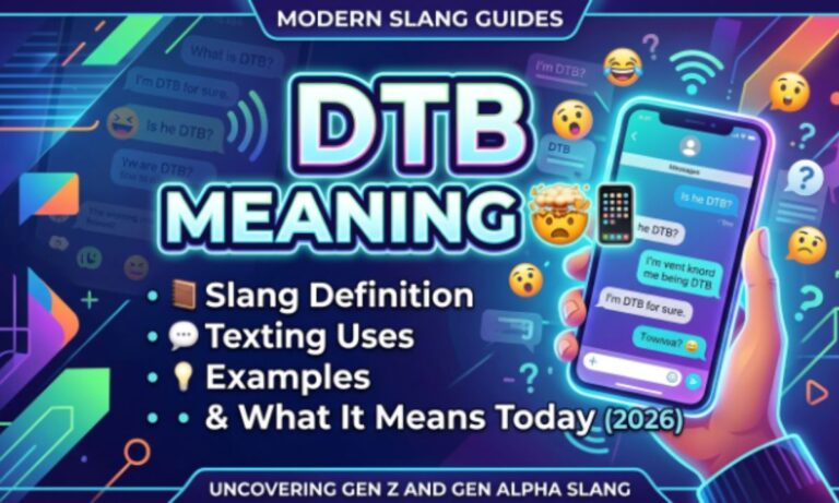 DTB Meaning 🤯📱 Slang Definition, Texting Uses, Examples & What It Means Today (2026)