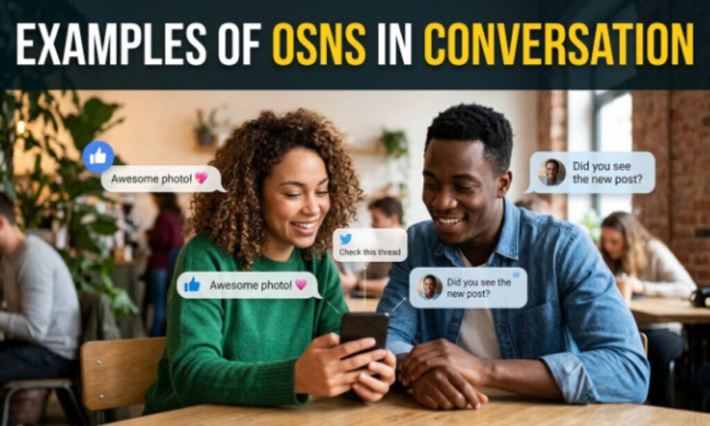 Examples of OSNS in Conversation