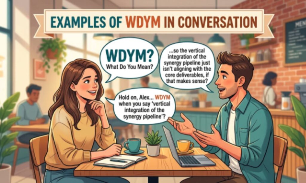 Examples of WDYM in Conversation