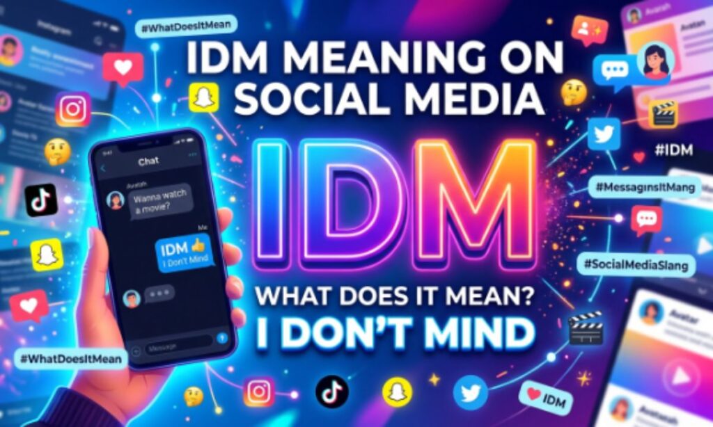 IDM Meaning on Social Media