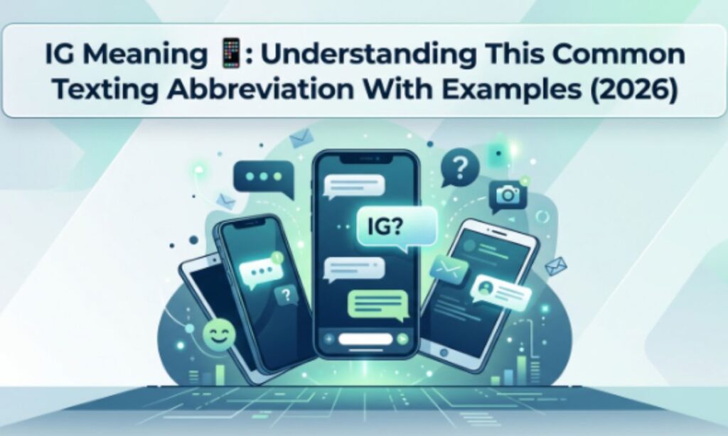 IG Meaning in text