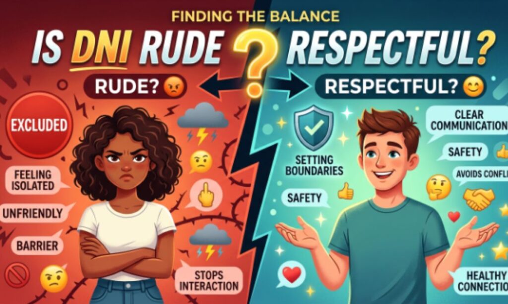 Is DNI Rude or Respectful