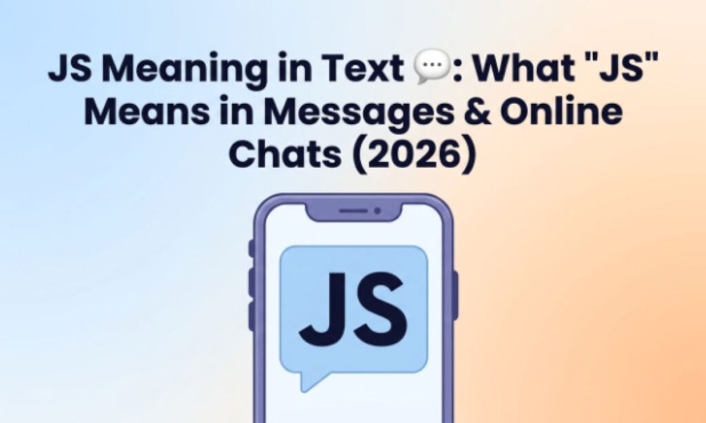 JS Meaning in Text 💬