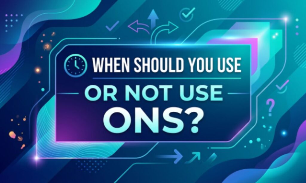 ONS Meaning use or not