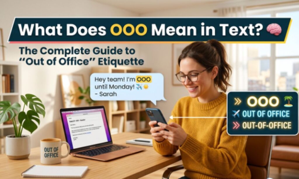 OOO Meaning in text