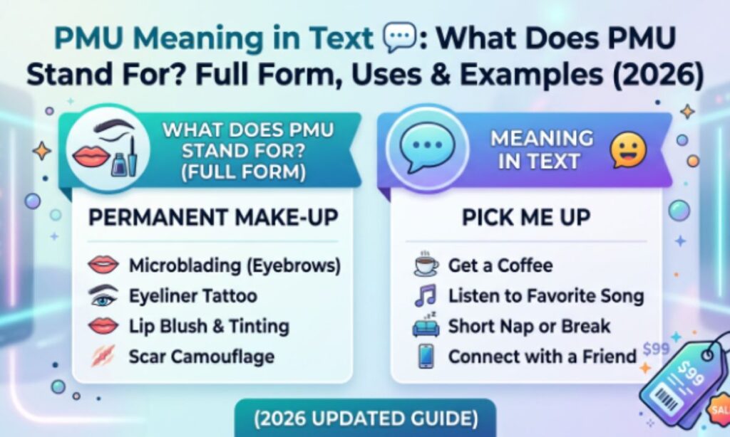 PMU Meaning in Text 💬 What Does PMU Stand For Full Form, Uses & Examples (2026)