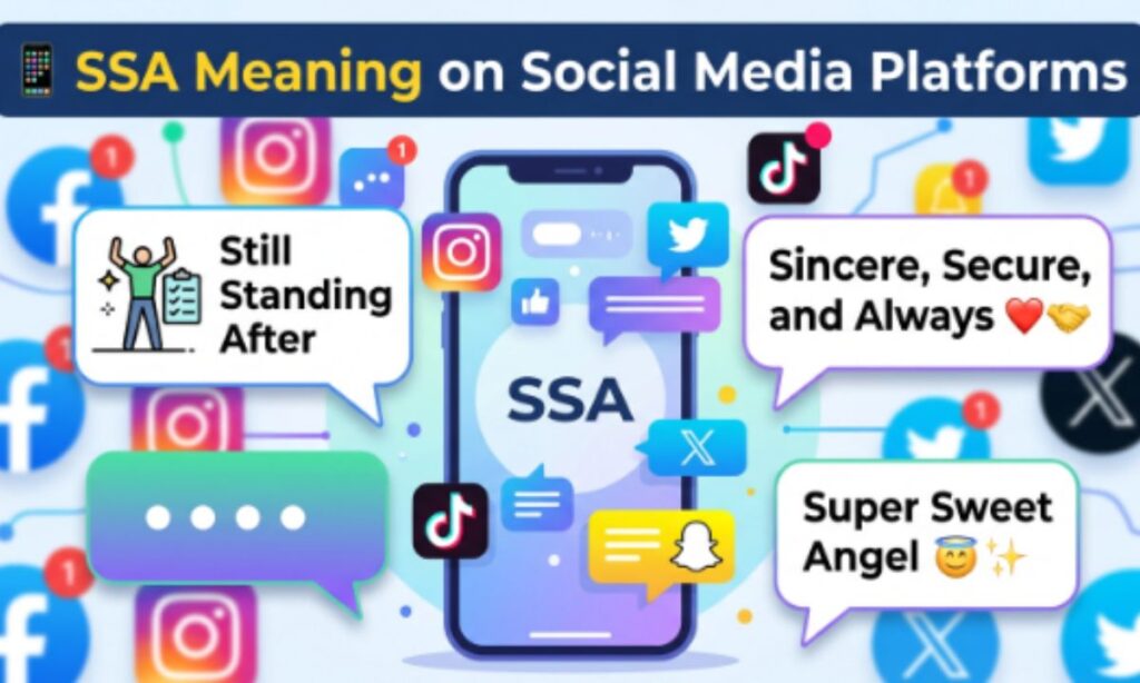 SSA Meaning on Social Media Platforms