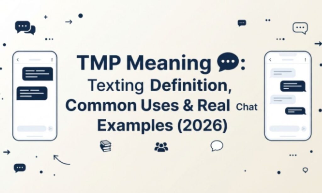 TMP Meaning 💬 Texting Definition, Common Uses & Real Chat Examples (2026)