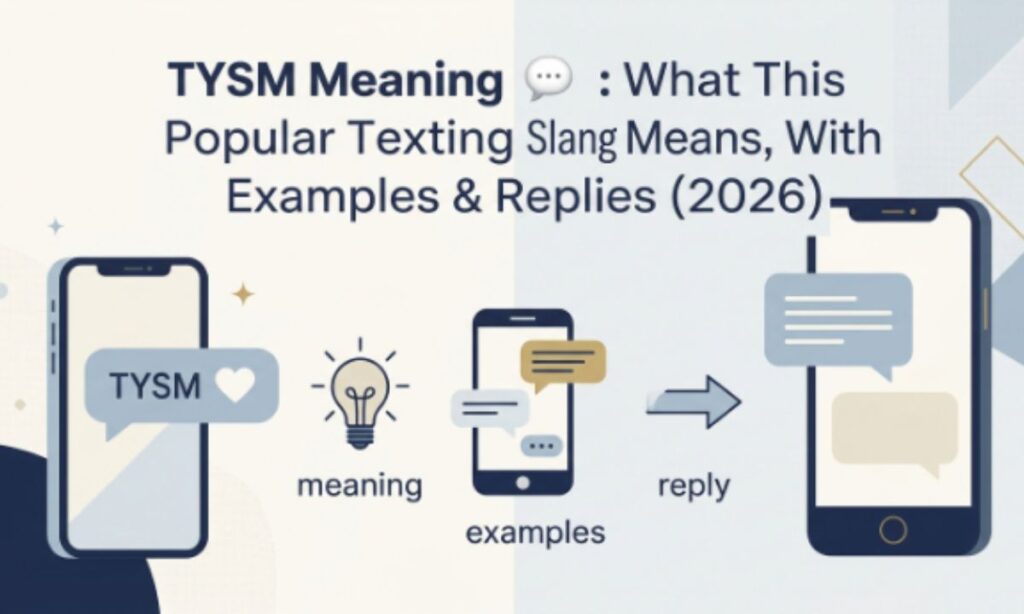 TYSM Meaning 💬_ What This Popular Texting Slang Means