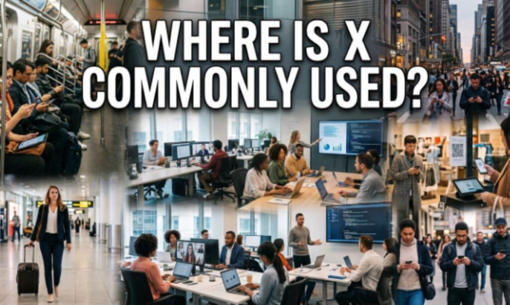 Where Is X Commonly Used