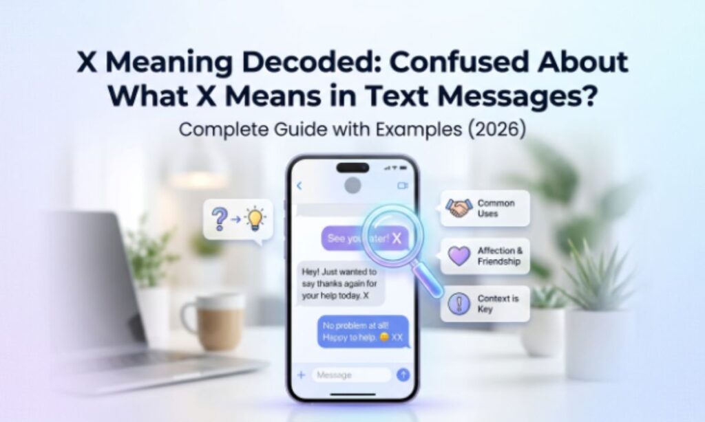 X Meaning in text Decoded