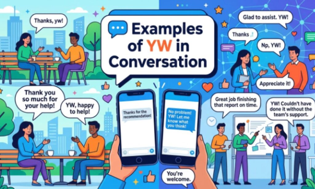 YW meaning in Conversation