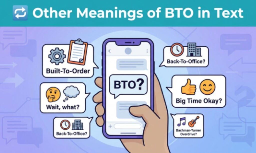 other BTO Meaning in Text