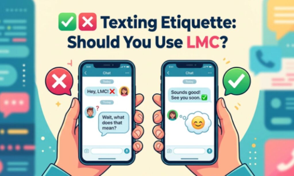 ✅❌ Texting Etiquette Should You Use LMC