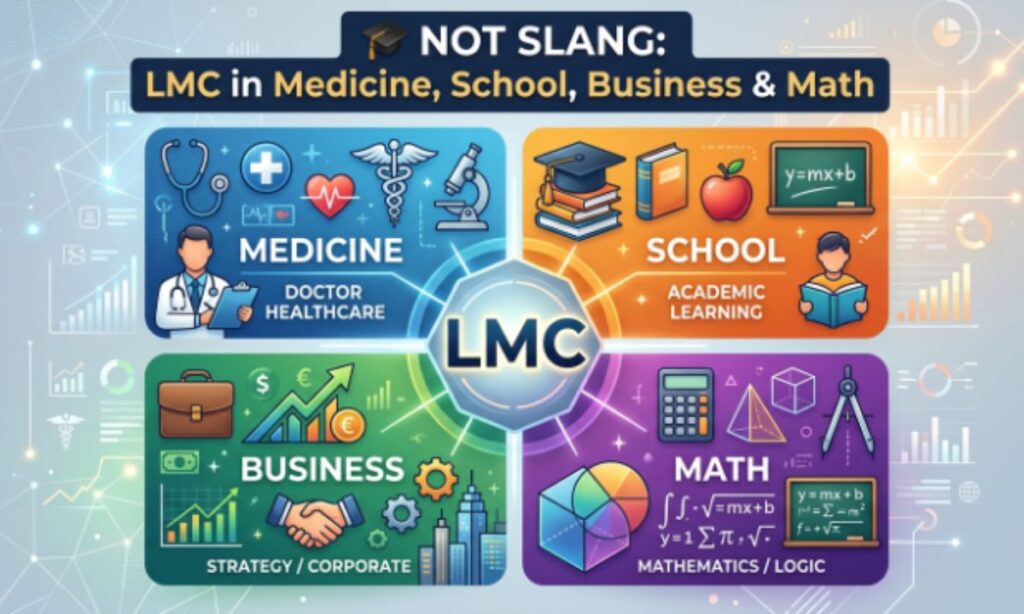 🎓 Not Slang LMC in Medicine, School, Business & Math