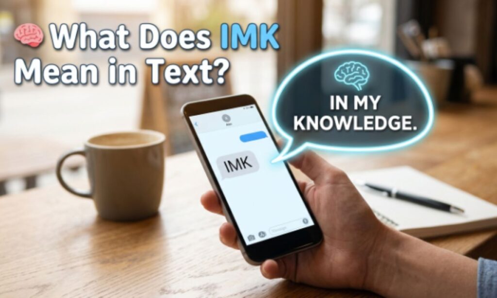 🧠 What Does IMK Mean in Text