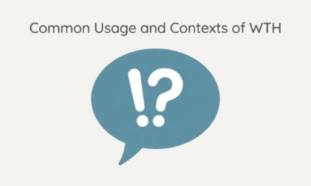 Common Usage and Contexts of WTH
