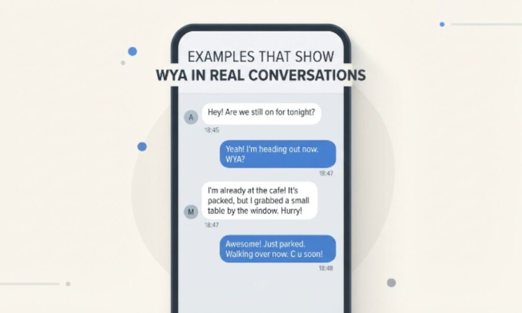 Examples That Show WYA in Real Conversations