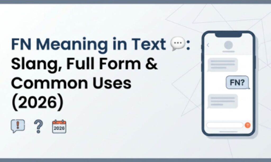 FN Meaning in Text 💬 Slang, Full Form & Common Uses (2026)