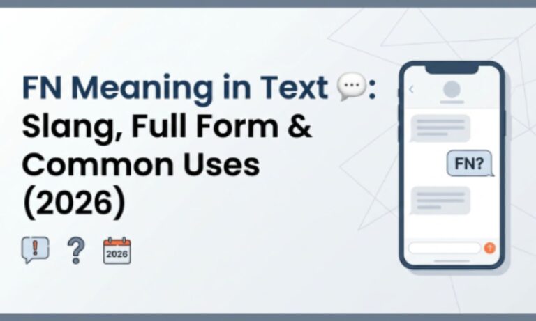 FN Meaning in Text 💬 Slang, Full Form & Common Uses (2026)