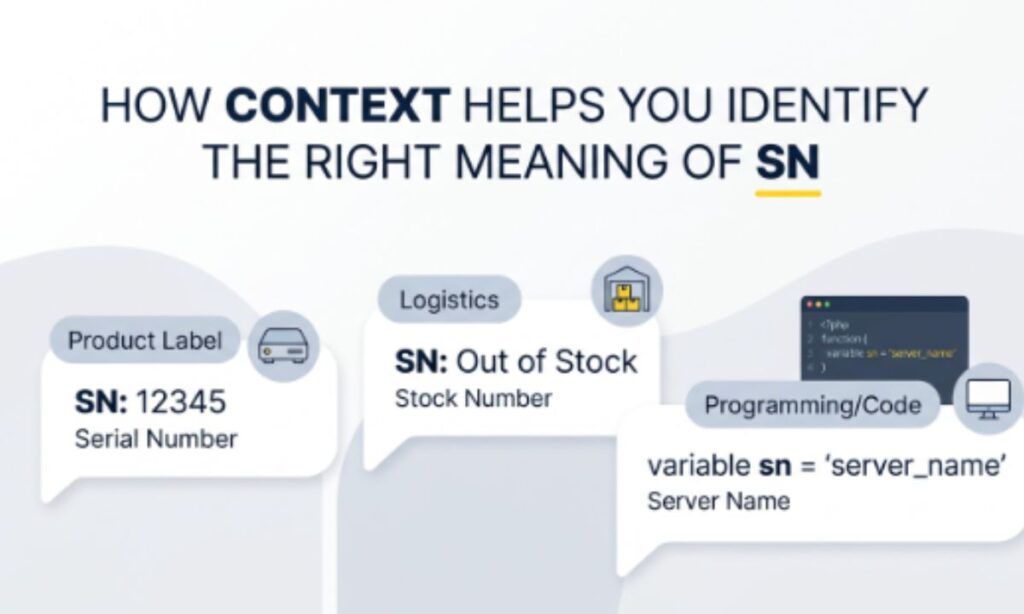 How Context Helps You Identify the Right Meaning of SN