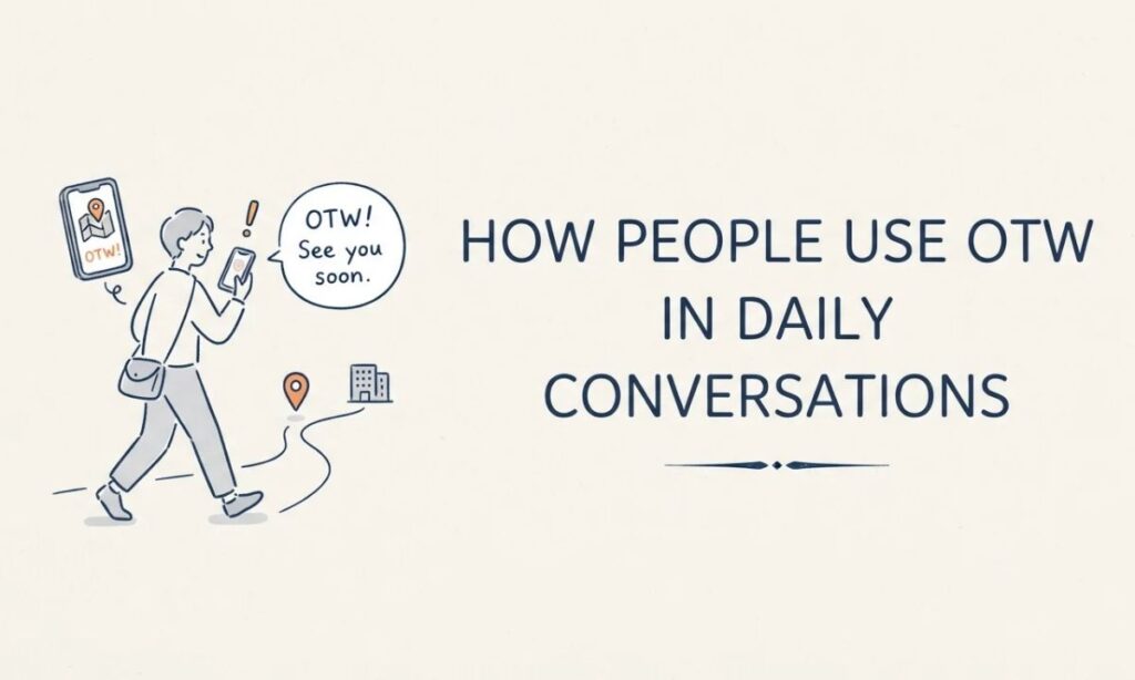 How People Use OTW in Daily Conversations