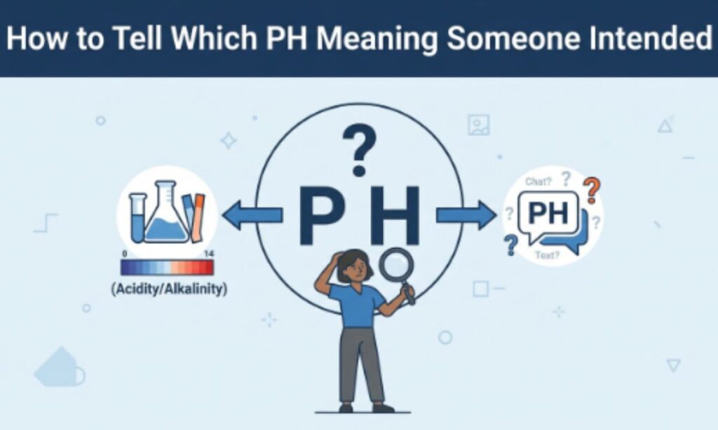 How to Tell Which PH Meaning Someone Intended