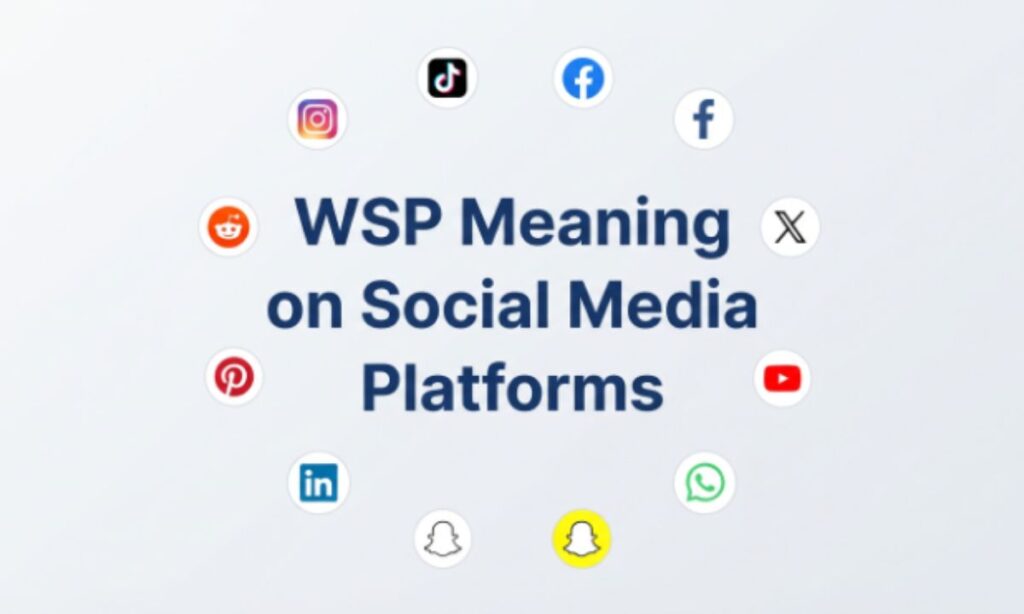 WSP Meaning on Social Media Platform