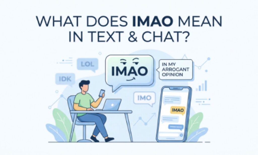 What Does IMAO Mean in Text & Chat