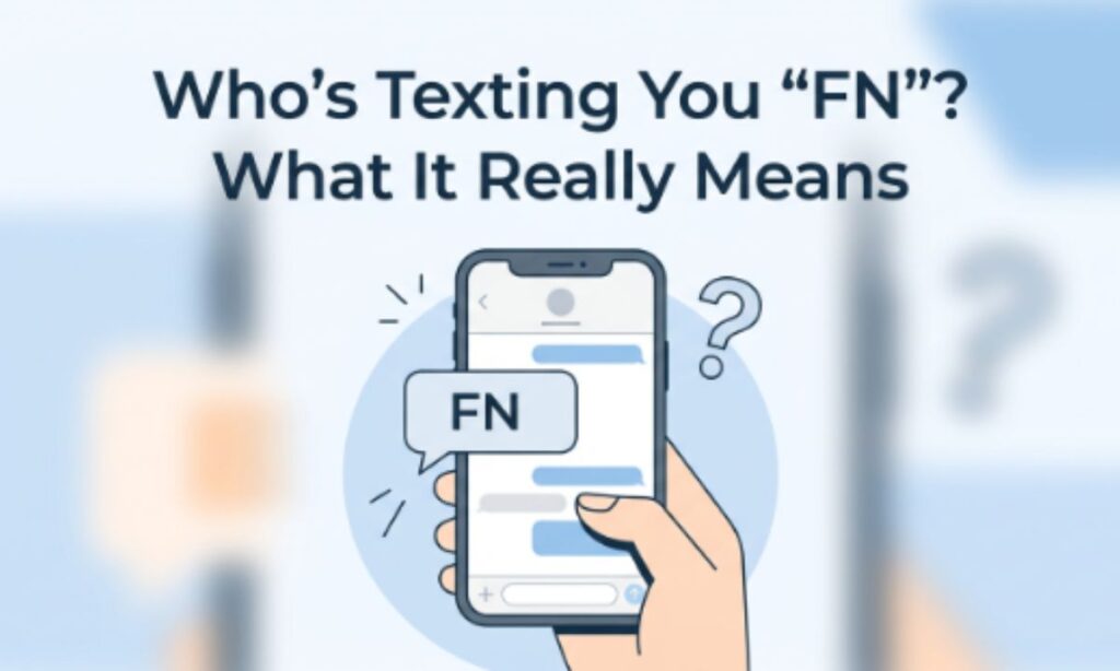 Who is Texting You FN What It Really Means