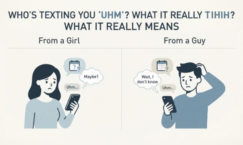 Who is Texting You Uhm What It Really Mean