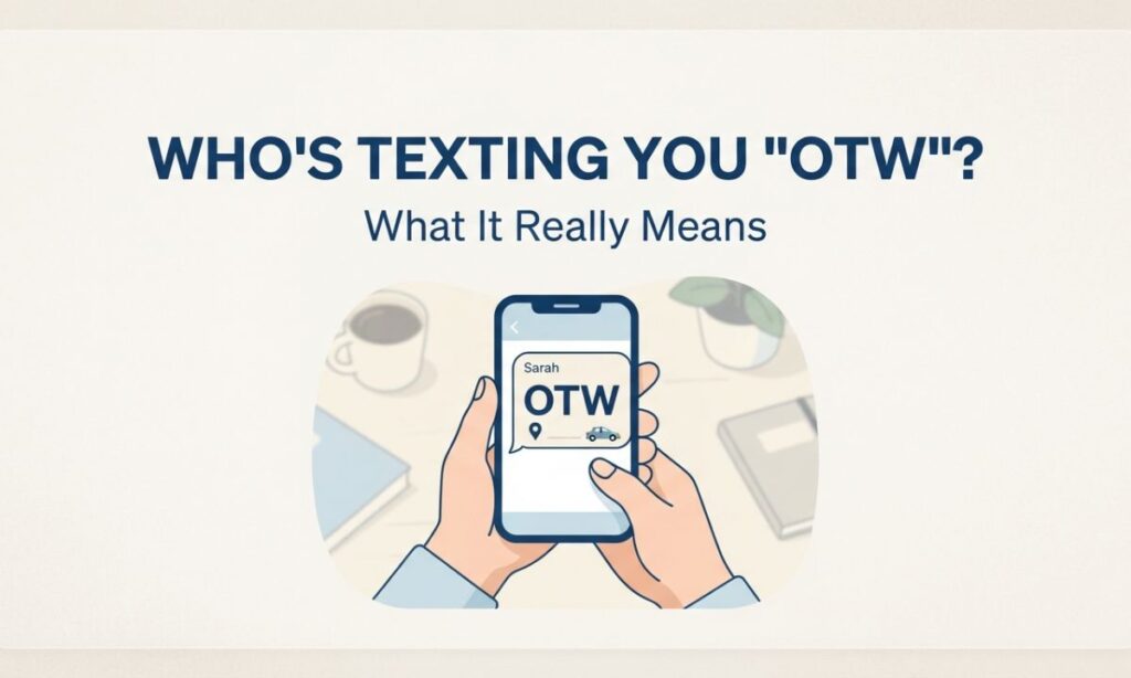 Who is Texting You _OTW__ What It Really Means