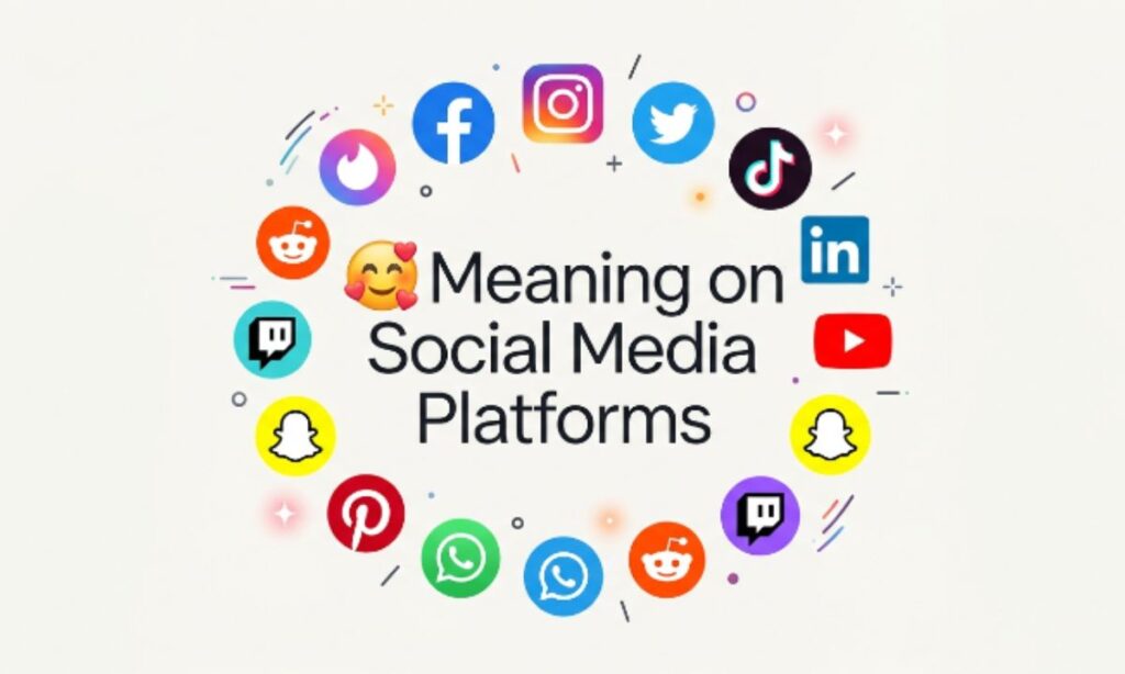 🥰 Meaning on Social Media Platforms