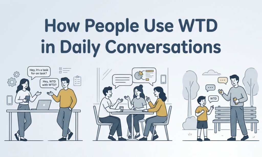 How People Use WTD in Daily Conversations