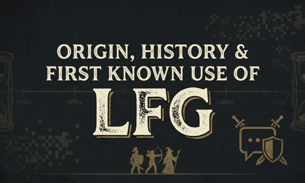 Origin, History & First Known Use of LFG