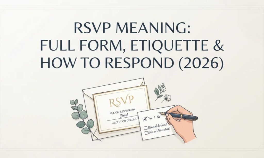 RSVP Meaning_ Full Form, Etiquette & How to Respond (2026)