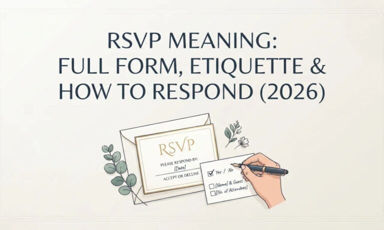 RSVP Meaning_ Full Form, Etiquette & How to Respond (2026)